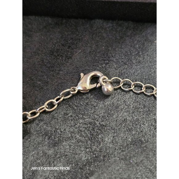 Rose Quartz Crystal Necklace & Earrings Set With Silver Chain & Clasp - Picture 4 of 10